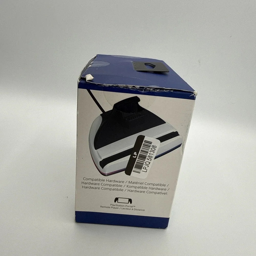 PowerA Lumectra LED Charging Station for PlayStation Portal, B/W